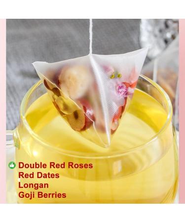 100% Pure Natural Herbal Tea Ginseng Longan Goji Tea Bag 300g/10.58oz (6g*50bags) Ginseng laurier Goji rond cassonade haricots rouges arachides sans caf ine sans additifs sans OGM - Buy Online on GoSupps.com