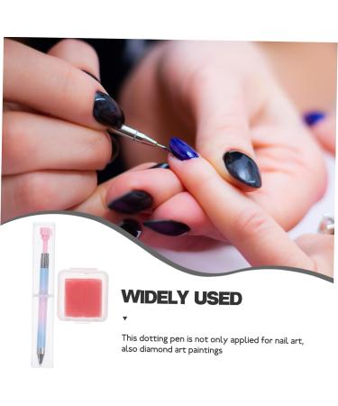 Beaupretty 1 Set Nail Art Drill Pen Wax Pen for Rhinestones DIY Nail Art Pen Nail Art Painting Tools Nail Art Calligraphy Pen Nail Art Paint Pen Nail Dotting Pen Manicure Painting Pens Abs 14.50X1.00X1.00CM Multi - Buy Online on GoSupps.com