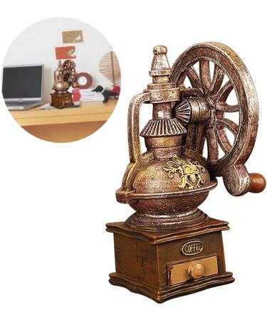 Cabilock Desktop Bookcase 1pc Model Style Home Yellow Resin Coffee Photo Props Vintage Bar Miniature Figurine Maker Shop for - Buy Online on GoSupps.com