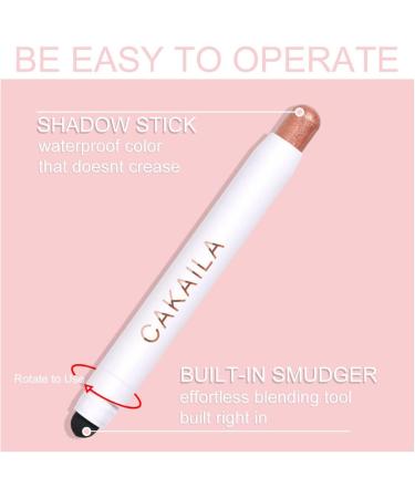 6 Colors Glitter Eyeshadow Stick Colorful Set Waterproof Eye Shadow Pencil Eye shadow Stick Pen Makeup Set Waterproof & Long Lasting Starter Eyeshadow Stick Sets - Buy Online on GoSupps.com