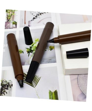 SOESFOUFU 2pcs Eyebrow Pencil Black Waterproof Eyebrow Pen Eyebrow Tool Liquid Eyebrow Pen Beard Pen Plastic - Buy Online on GoSupps.com
