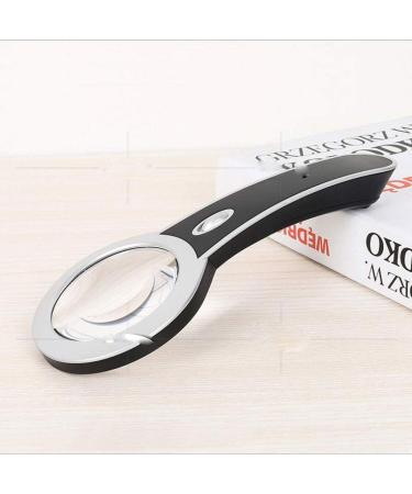 High-end Emperor Hand-held Light HD LED Curved Curved Magnifying Glass Acrylic Optical HD Lens 98875 Magnifiers - Buy Online on GoSupps.com