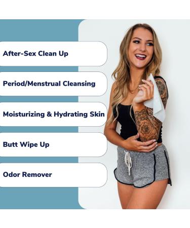 Royal Intimate Cleansing Feminine Wipes - 40 Count | pH Balanced Flushable Wipes for Vaginal Hygiene, Period Care, and Odor Removal - Unscented, Safe for Sensitive Skin - Buy Online on GoSupps.com