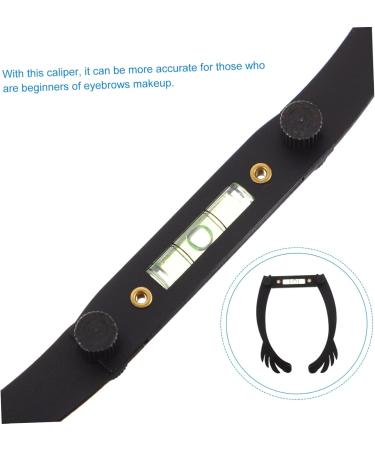 Healeved 3pcs Eyebrow Mapping Kit Brow Ruler Stencils Eyebrow Shaping Kit Aluminum Alloy Foldable Level Ruler - Buy Online on GoSupps.com