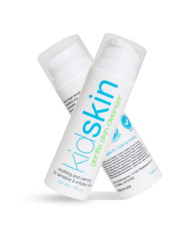 Kidskin - Gentle Skin Cleanser  Facial Cleanser for Dry Skin and Other Skin Types  Hydrating Facial Cleanser for 8 Years Old and Above  Vegan-and-Cruelty-Free Gentle Face Cleanser  5 fl. oz.