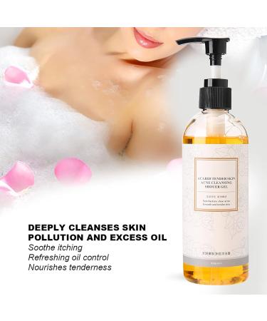 Anti Mite Shower 260ml Exfoliate Shower Gel Anti Mite Acid Moisturizing Body Wash Unisex Body Care Exfoliate Shower Gel for Women and Men - Buy Online on GoSupps.com