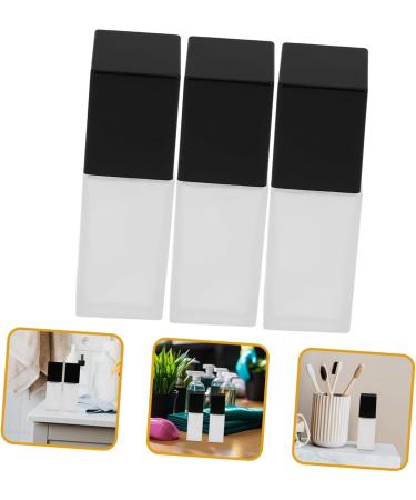 Beavorty Foundation Bottle Glass 3pcs Liquid Foundation Bottle Travel Lotion Mini Lotion Leakproof Travel Containers Glass Foundation Pump Bottle - Buy Online on GoSupps.com