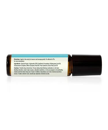 Plant Therapy Muscle Aid Essential Oil Blend Roll-On 10 mL ( oz) Pre-Diluted Cooling Muscle Relief - Buy Online on GoSupps.com