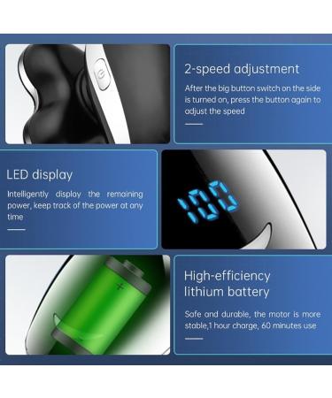 5 in 1 Electric Shaver for Men - Beard Trimmer Bald Head Razor & Nose Hair Trimmer with LCD Display - International Shipping - Buy Online on GoSupps.com