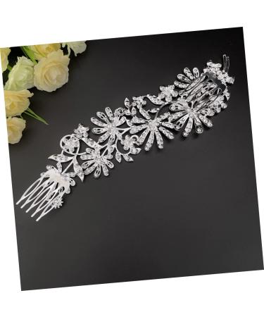 DOITOOL Comb Pearl Hair Accessories Wedding Headpiece for Bride Wedding Hair Accessory Bridal Hair Clip Silver Hair Clips Silver Barrettes Alloy Headgear Dress White Bridesmaid - Buy Online on GoSupps.com