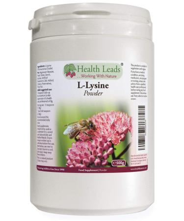 L-Lysine Powder 500g Pharmaceutical Grade (Additive Free)