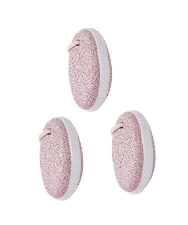 minkissy 3Pcs Talons Dissolvant Pomes Pierre Dissolvant Pied Gommage Des Pieds Pierre Fichier De Dissolvant De Pied Peau Morte Dissolvant Pour Pieds ponge Rose P dicure