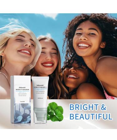 2Pcs Centella Sunscreen SPF 50 Hyalu Cica Water-Fit Sun Serum Face Sun Screen Hydrating Non Greasy Long-Lasting Protection for Girl Skincare. - Buy Online on GoSupps.com