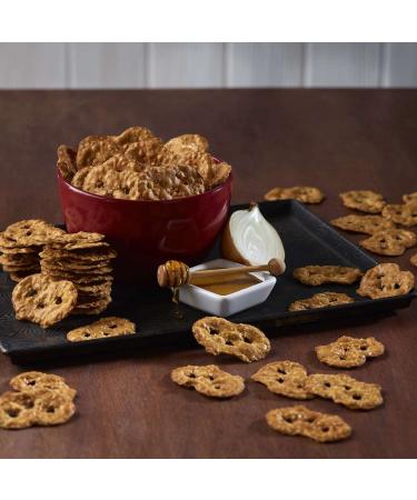 Snack Factory Pretzel Crisps - Honey Mustard & Onion, 7.2oz (Pack of 12) - Crunchy Snack Delight! - Buy Online on GoSupps.com