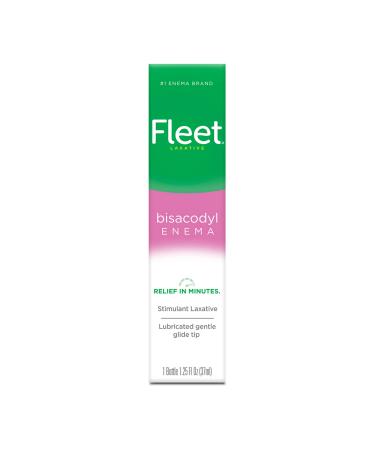 Fleet Laxative Bisacodyl Enema for Adult Constipation, 1.25 Fl Oz - Buy Online on GoSupps.com