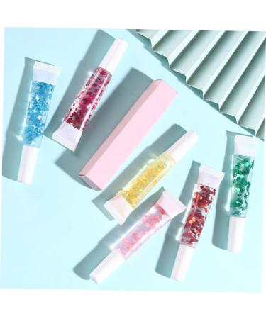 Angoily 6pcs Lip Oils & Lipgloss - Moisturizing Lipstick & Hydrating Tint for Women | Clear Gloss & Transparent Lip Oil - Buy Online on GoSupps.com