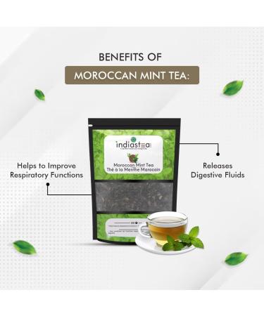 Moroccan Mint Tea | India's Original Tea (50 cups) | Helps with Digestion & Improves Respiratory Functions - Buy Online on GoSupps.com