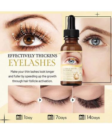 Eyelash and Eyebrow Regeneration Serum Natural Eyelash and Eyebrow Growth Serum Nourishing Eyelash and Eyebrow Care Serum Stimulates Cell Regeneration of the Eyelashes - Buy Online on GoSupps.com