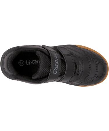 Kappa Unisex Kids Kickoff K 260509K-1116 Low-Top Sneakers Black Grey Size 29 EU | Stylish & Comfortable Footwear for Children - Buy Online on GoSupps.com