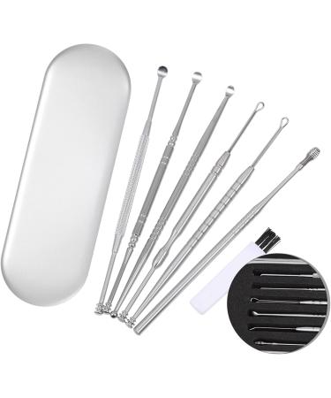 NOLITOY Stainless Steel Earwax Removal Tools - Portable Ear Spoon Picks Set for Household Use - Convenient Earwax Removers - 15x0.2x0.2cm - Buy Online on GoSupps.com