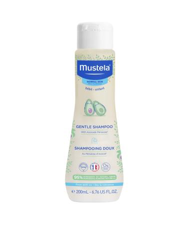 Mustela Baby Gentle Shampoo with Natural Avocado - Hair Care for Kids of all Ages & Hair Types - Tear-Free & Biodegradable Formula - Various Sizes - 1 or 2-Pack New Packaging 6.76 Fl Oz (Pack of 1)