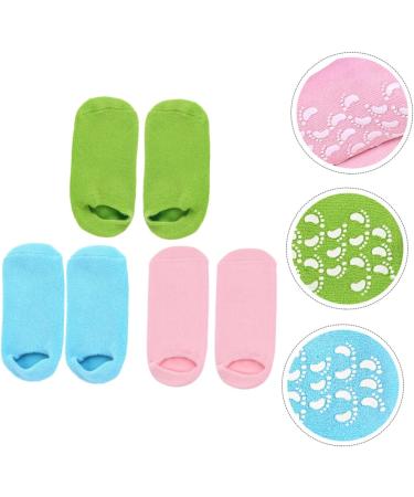 minkissy 3 Pairs Foot Moisturizing Socks Moisturizing Socks for Foot Care Overnight Absorbing Socks Dry Foot Mask Gel Spa Socks Hydrating Foot Salon Foot Covers Product Essential Oil - Buy Online on GoSupps.com