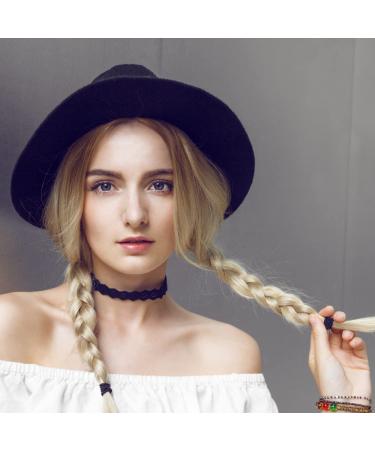 120PCS Black Hair Ties Set - No Metal Elastics for Thick & Curly Hair - Ponytail Holders for Men, Women, Kids - 4mm Rubber Bands - Buy Online on GoSupps.com