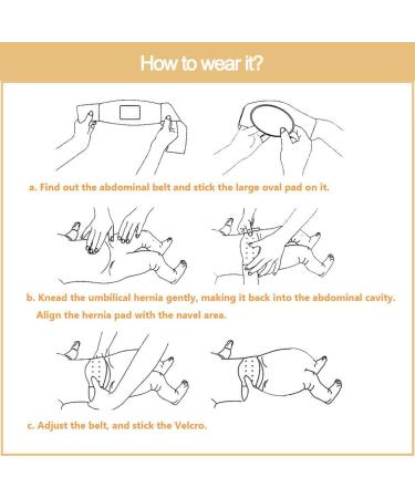 Buy Umbilical Hernia Belt for Babies & Children - Adjustable Navel Support Truss - Medical Infant Belly Band in Blue - Buy Online on GoSupps.com