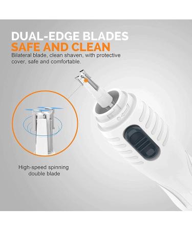 OUSIKA Nose Hair Trimmer - Professional Painless Ear & Facial Hair Clipper for Men & Women | Best Hair Removal Razor - Buy Online on GoSupps.com