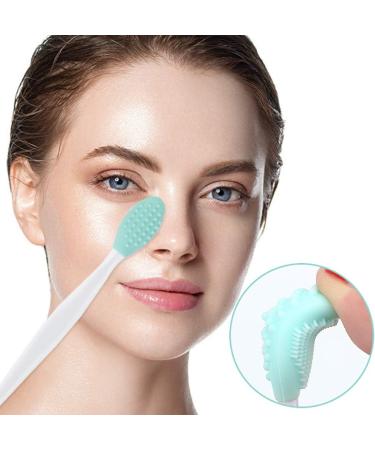 Lip Brush Tool maxin 10 Pcs Double-Sided Lip Brushes Exfoliating Silicone Lip Scrub Brush Nose Lip Cleanser Facial Cleaning Tool for Smoother and Fuller Lip Appearance for Men Women - Buy Online on GoSupps.com