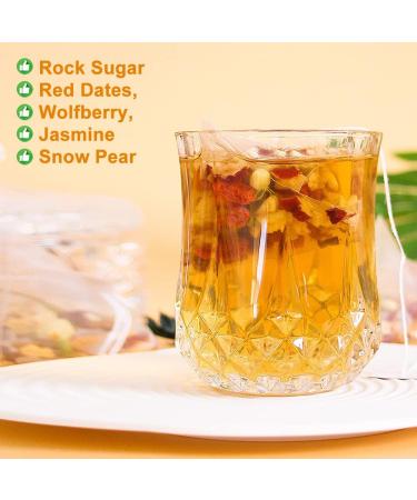 Rock Sugar Snow Pear Jasmine Tea Bag 250g/8.81oz (5g*50bags) Goji sans caf ine d licieuse boisson tisane m lange de th aux fleurs - Buy Online on GoSupps.com