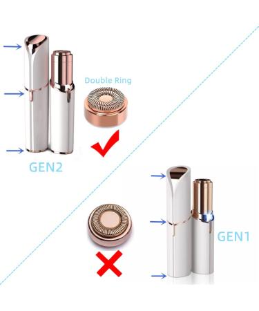 Facial Hair Remover Replacement Heads Generation 2 - Smooth & Painless - As Seen On TV - Buy Online on GoSupps.com