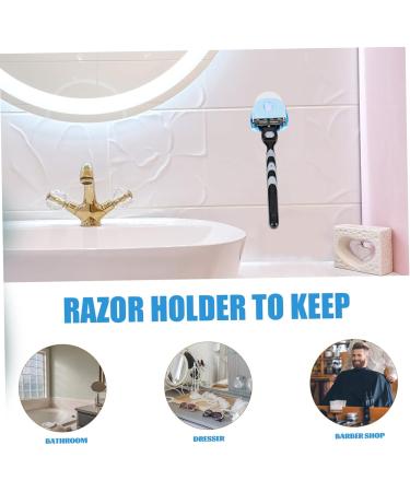 Angoily 10 StK Shaver Holder - Razor Shower Hook & Stand Storage for Bathroom | Ideal Razor Holder for Shower - Buy Online on GoSupps.com