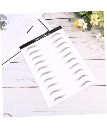 Baluue 6 Sheets Eyebrow Sticker Realistic Eyebrow Transfer Makeup Decals Eyebrow Stickers Stick on Eyebrows - Buy Online on GoSupps.com