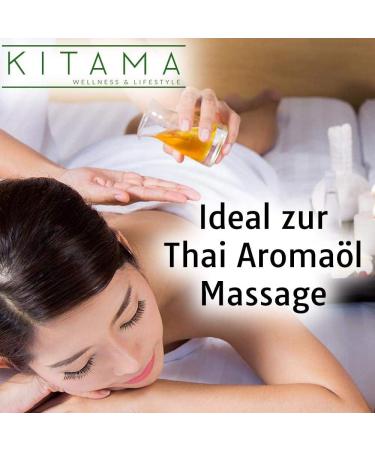 Buy KitaMa Thai Aroma Massage Oil Set (5 x 1000ml) - DOK MOK LEELAWADEE Orchid Lotus & Ylang Ylang - Premium Skin Care Oil for Relaxation | International Shipping Available - Buy Online on GoSupps.com