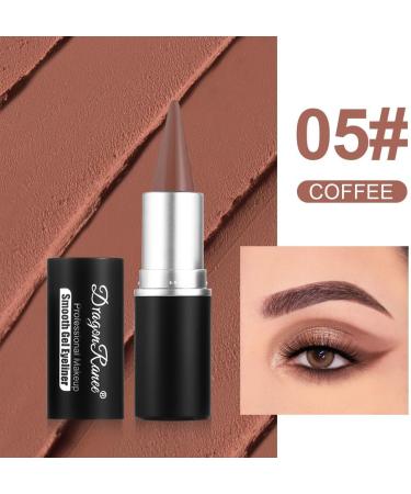 YIBABY 2 Pack Quick Dry Cream Eyeliner Waterproof Black Eyeliner Pencil Long Lasting Eye Makeup (Black and Brown) - Buy Online on GoSupps.com