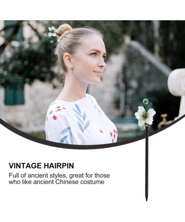 CALLARON Floral Hair Sticks Decorative Hair Sticks Chinese Hair Sticks Hanfu Hair Sticks Hair Styling Chignon for Women Girls - Buy Online on GoSupps.com