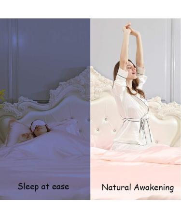 2-Piece Silk Sleep Mask Set - Adjustable Eye Masks for Side Sleepers | Light Blocking for Men Women & Kids - Black & Purple - Buy Online on GoSupps.com