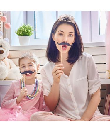 AOPRIE Birthday Girl Tiara - Gold Rhinestone Crystal Happy Birthday Crown - Buy Online on GoSupps.com