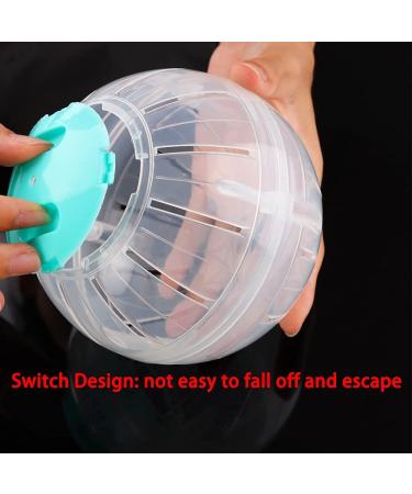 VTurboWay 2 Pcs Hamster Running Ball Plastic Exercise Ball Hamster Useful Transparent Mini Training Ball (Dia: 4.7 inch) - Buy Online on GoSupps.com