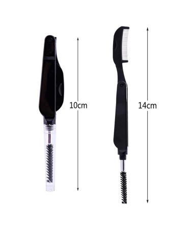 Flybloom Women Eyebrow Brush & Stainless Steel Eyelash Brush | Essential Makeup Tool for Flawless Brows & Lashes - International Shipping Available - Buy Online on GoSupps.com