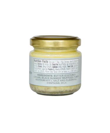 Black Truffle Butter from Umbria - 2.8 oz (80 g) - Imported Gourmet Butter from Italy - Buy Online on GoSupps.com