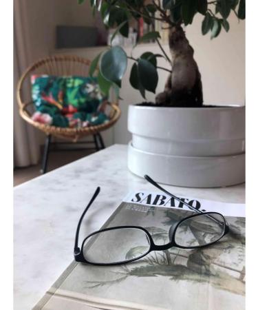 Silac Flexible Black 7092 Unisex Reading Glasses - Lightweight Durable Comfortable Rectangular Glasses for Men & Women +2.00 - Buy Online on GoSupps.com