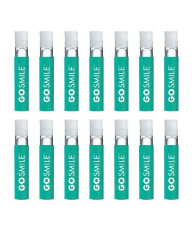 GO SMILE Teeth Whitening Stain Erasers, (14 single-use, applicators), On-The-Go Instant Teeth Cleaning, removes coffee, red wine and tea residue from teeth before stains set in, Mint flavored 14 Count (Pack of 1)