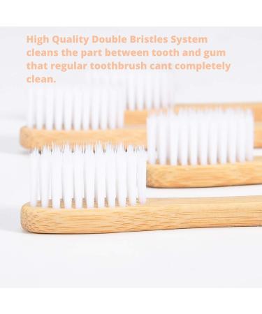 Cozyco Natural Bamboo Toothbrushes | Pack of 16 | Compostable, Biodegradable, Vegan, Reusable | Soft Bristles for Sensitive Gums | Eco-Friendly Wooden Toothbrush for Adults & Kids - Buy Online on GoSupps.com