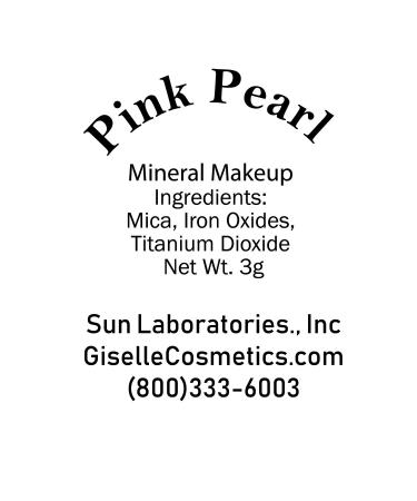 Giselle Cosmetics Pink Pearl Loose Powder Organic Mineral Eyeshadow 3g - Buy Online on GoSupps.com