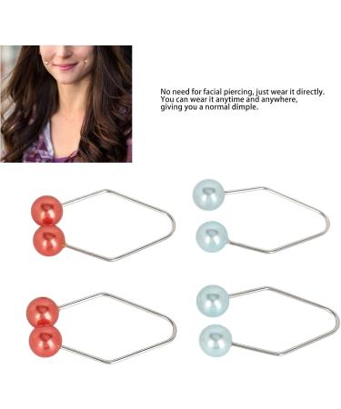 Dimple Maker Tool Dimple Trainer 2 Pairs for Face Cheek (Red + Blue) - Buy Online on GoSupps.com