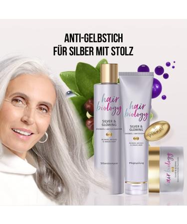 Hair Biology Conditioner Silver & Glowing - Nourish & Brighten Your Hair | International Shipping Available - Buy Online on GoSupps.com