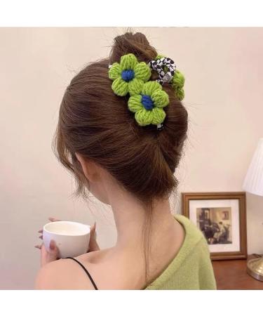 Plush Flowers Large Grab Clip Women Sweet Hairpin Crab Headband Shark Clip Hair Accessories Headwear TS5332-2 (Color : TS53321) (Color : TS53322) - Buy Online on GoSupps.com
