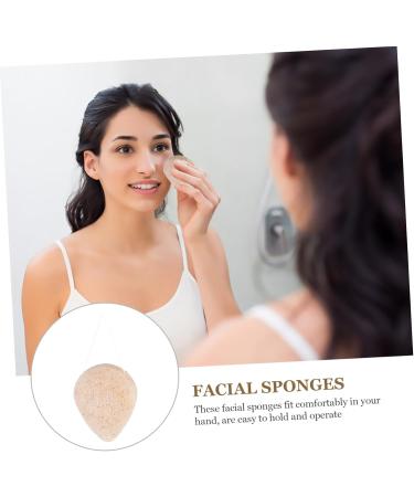 Ipetboom 1pc Sponge Face Wash Face Sponge Exfoliating Puff Body Face Bath Sponge Exfoliating Face Scrubber Exfoliating Sponge Sponges Facial Sponge Clean Walnut Powder - Buy Online on GoSupps.com